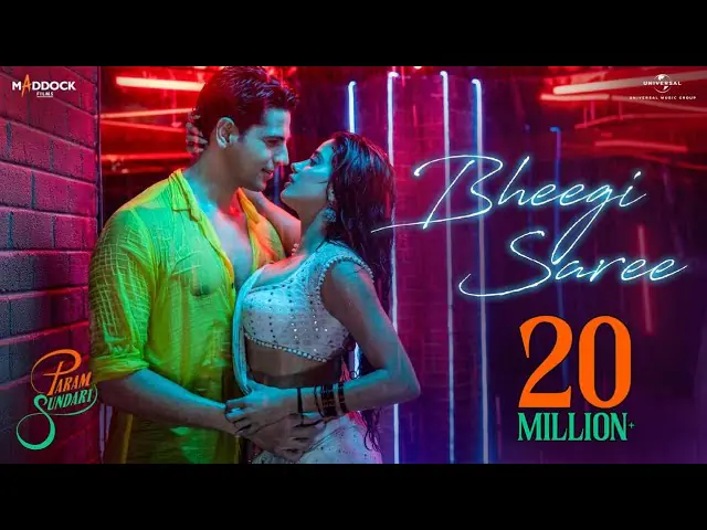 Bheegi Saree - Param Sundari Lyrics | भीगी साड़ी - परम सुंदरी लिरिक्स | 2025 Bheegi Saree - Param Sundari Lyrics